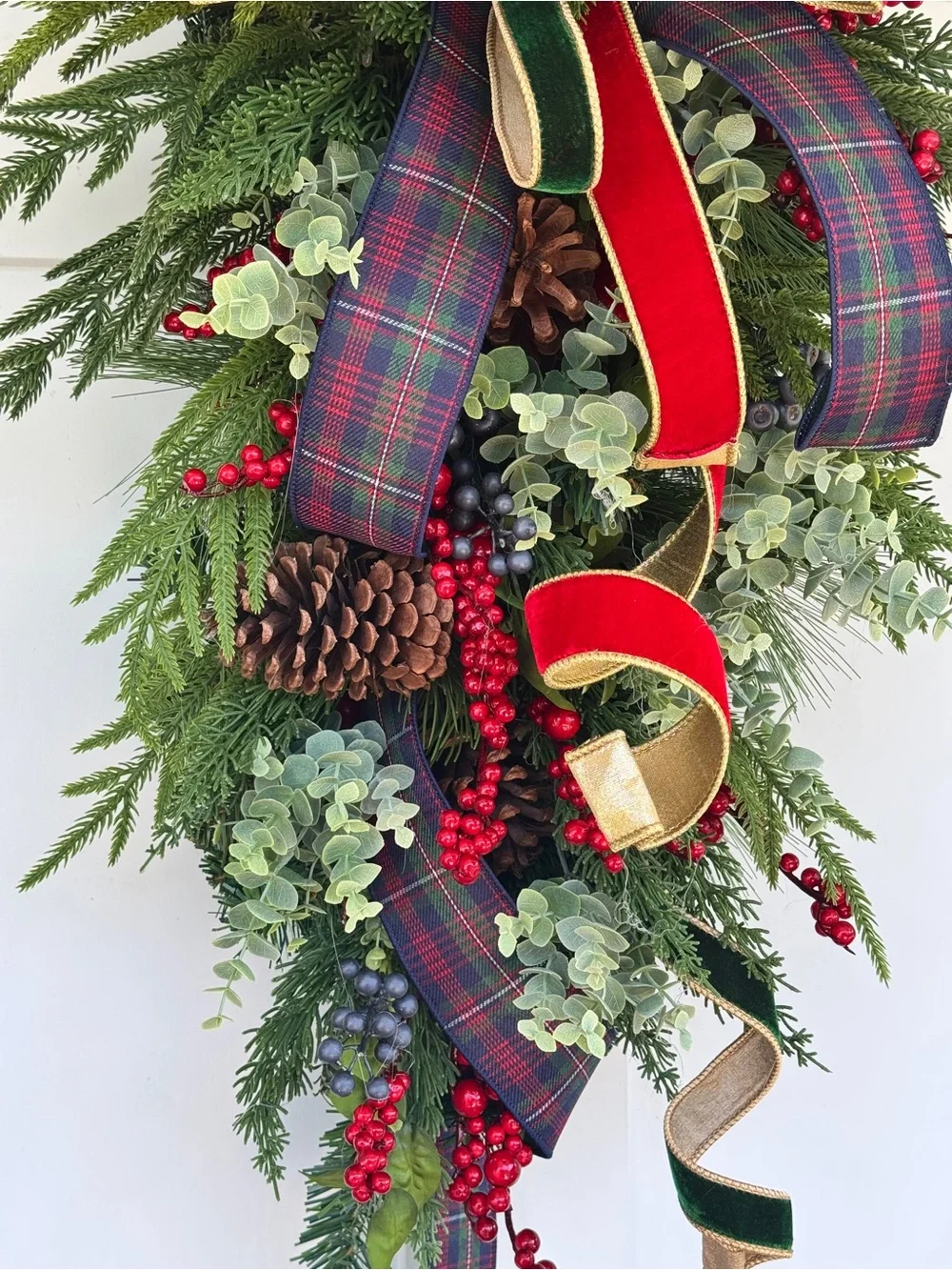 Traditional Tartan Winter/Christmas Wreath
